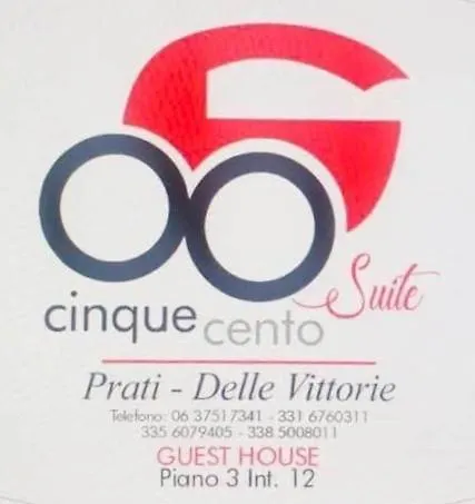 Cinque Cento Suite Prati Delle Vittorie Roma